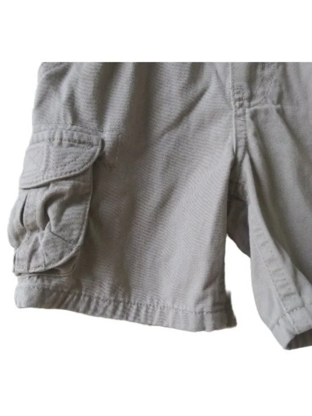 Cherokee Boys Size 2T Shorts Cargo 6-Pocket Elastic Waist Gray Rugged Stylish
